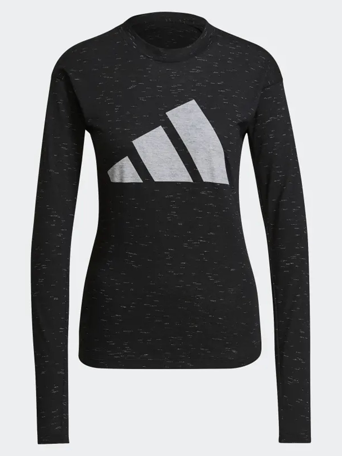 adidas Winner Tee Long Sleeve Black Melange