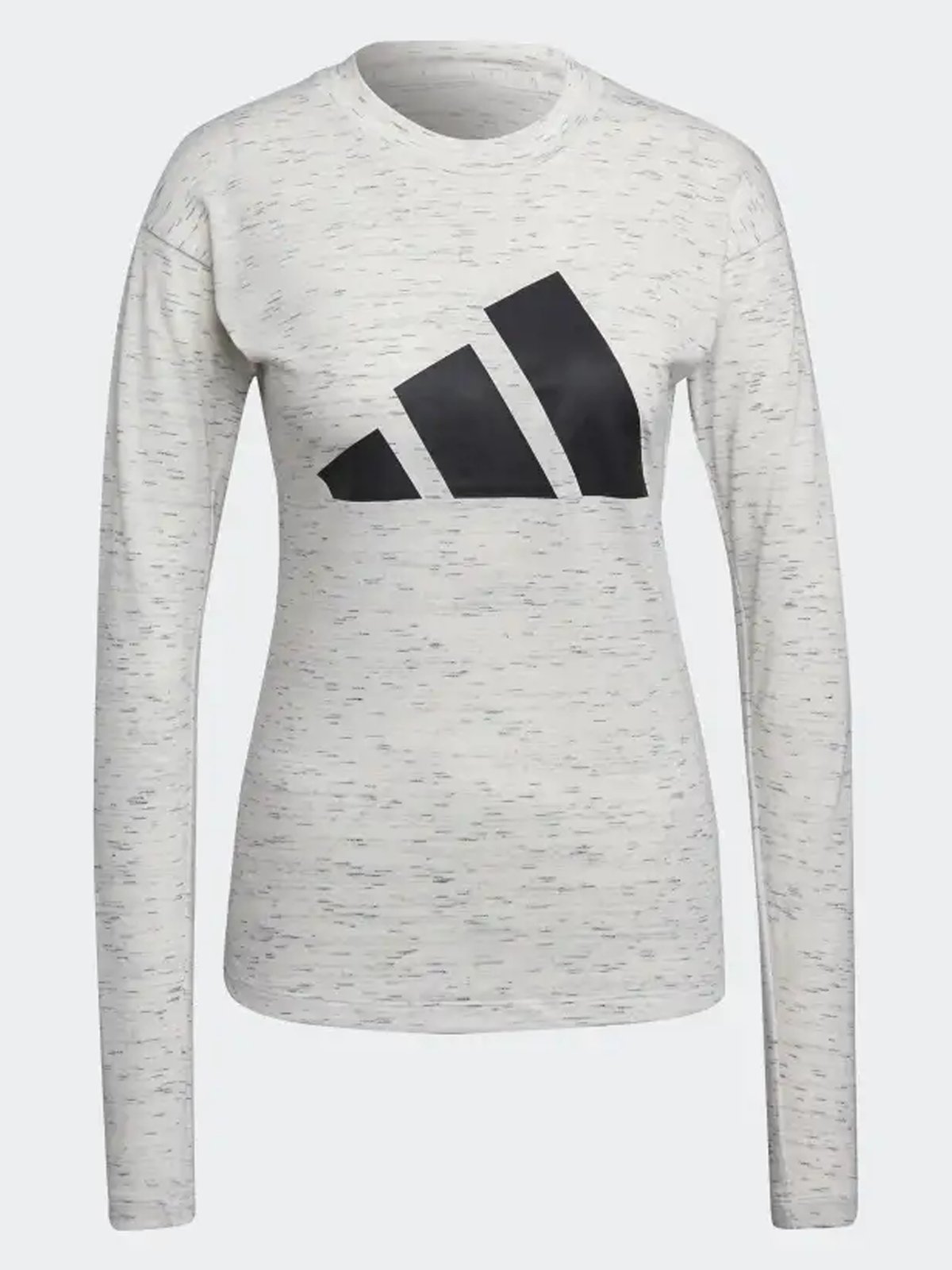 adidas Winner Tee Long Sleeve White Melange