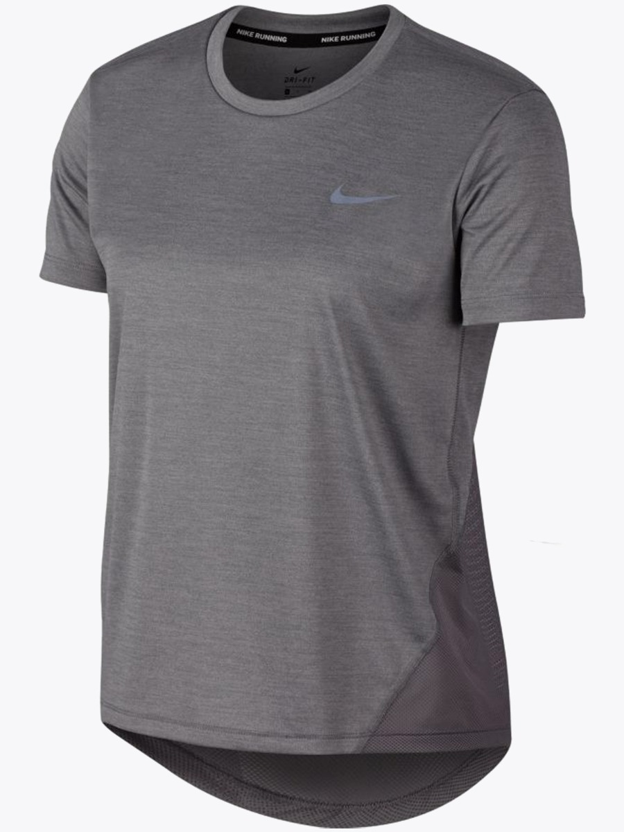 Nike Miler Tee Short Sleeve Gunsmoke/ Atmosphere Grey/ Reflective Silver