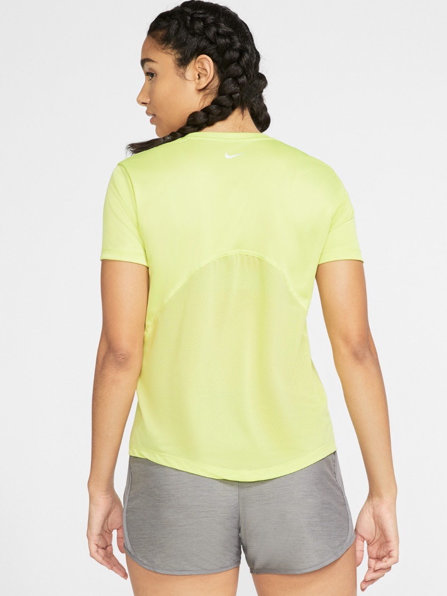 Nike Miler Tee Short Sleeve Limelight/ Reflective Silver