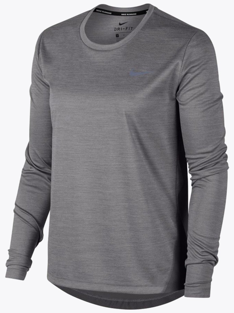 Nike Miler LS Gunsmoke/ Atmosphere Grey/ Reflective Silver