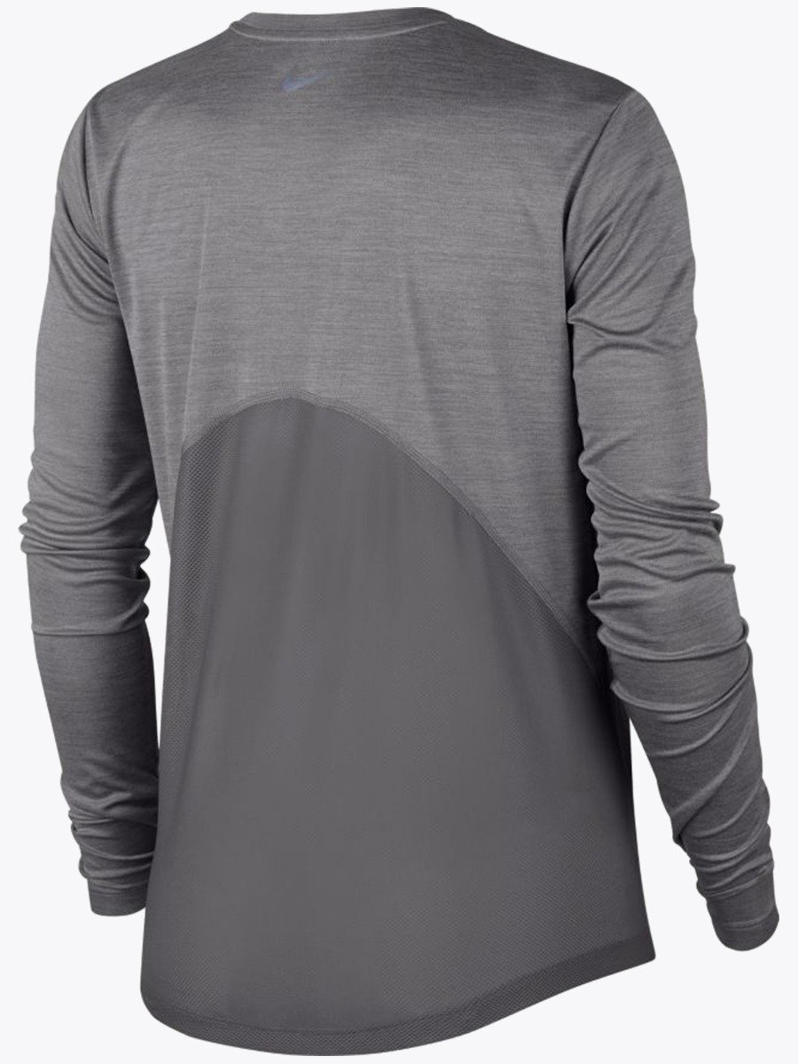 Nike Miler LS Gunsmoke/ Atmosphere Grey/ Reflective Silver