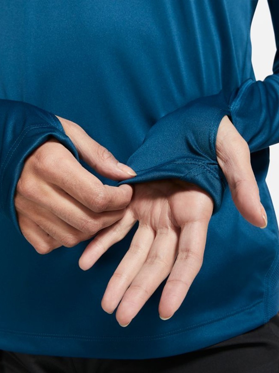 Nike Miler LS Valerian Blue/ Reflective Silver