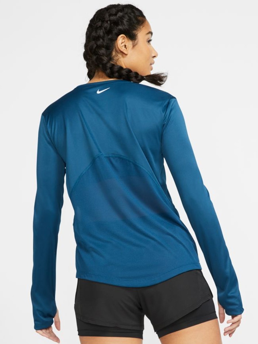 Nike Miler LS Valerian Blue/ Reflective Silver