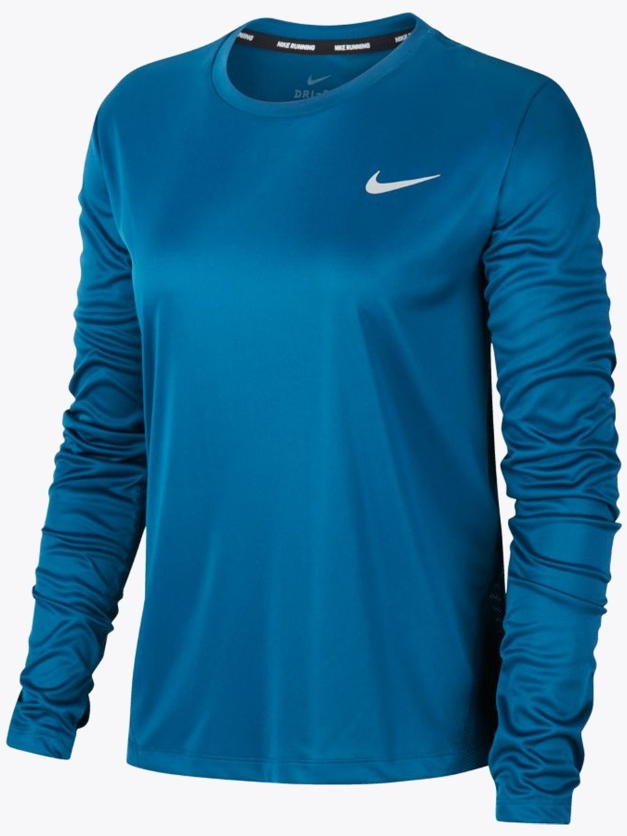 Nike Miler LS Valerian Blue/ Reflective Silver
