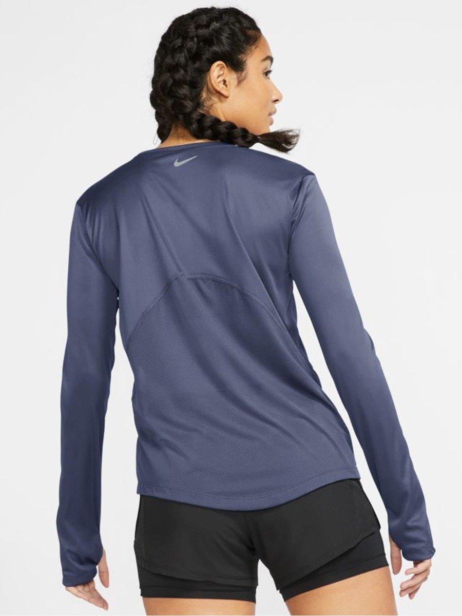 Nike Miler LS World Indigo/ Reflective Silver
