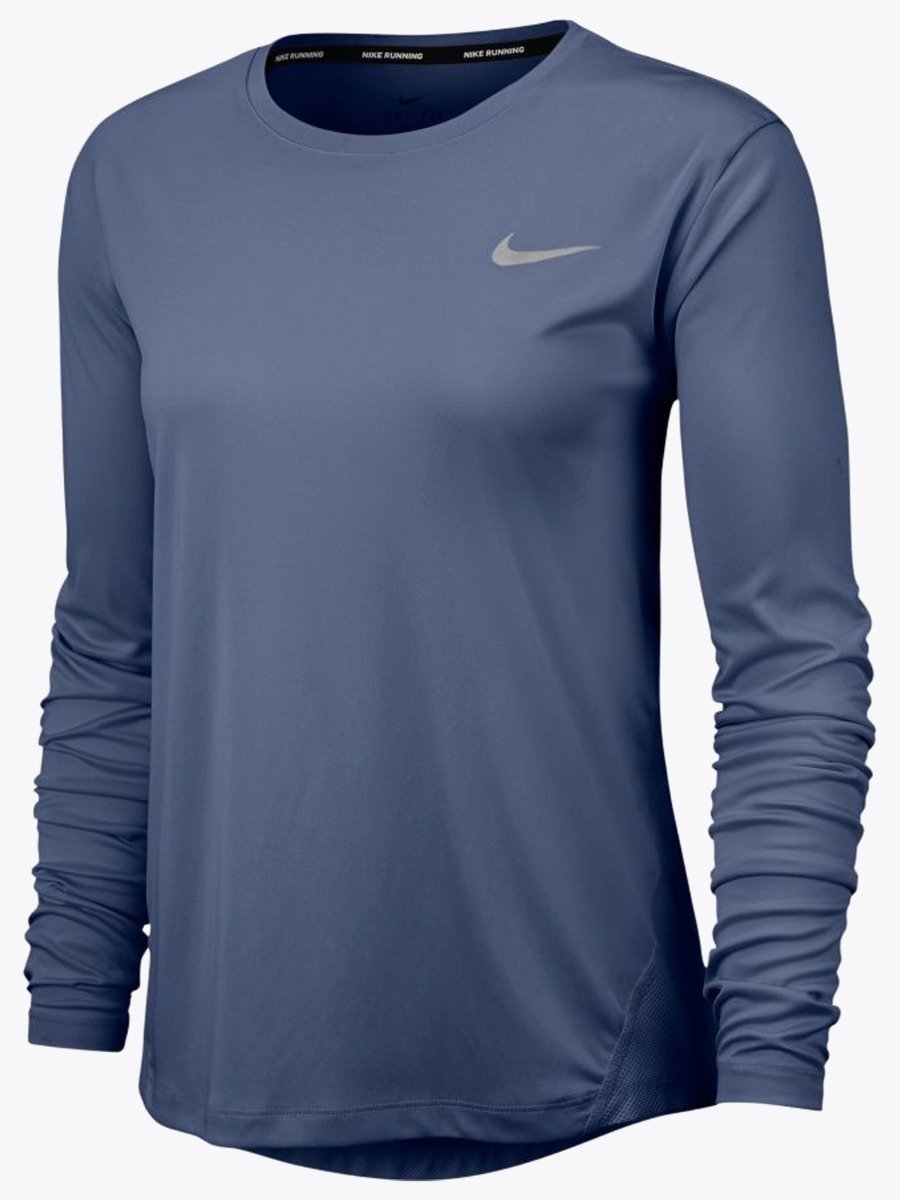 Nike Miler LS World Indigo/ Reflective Silver