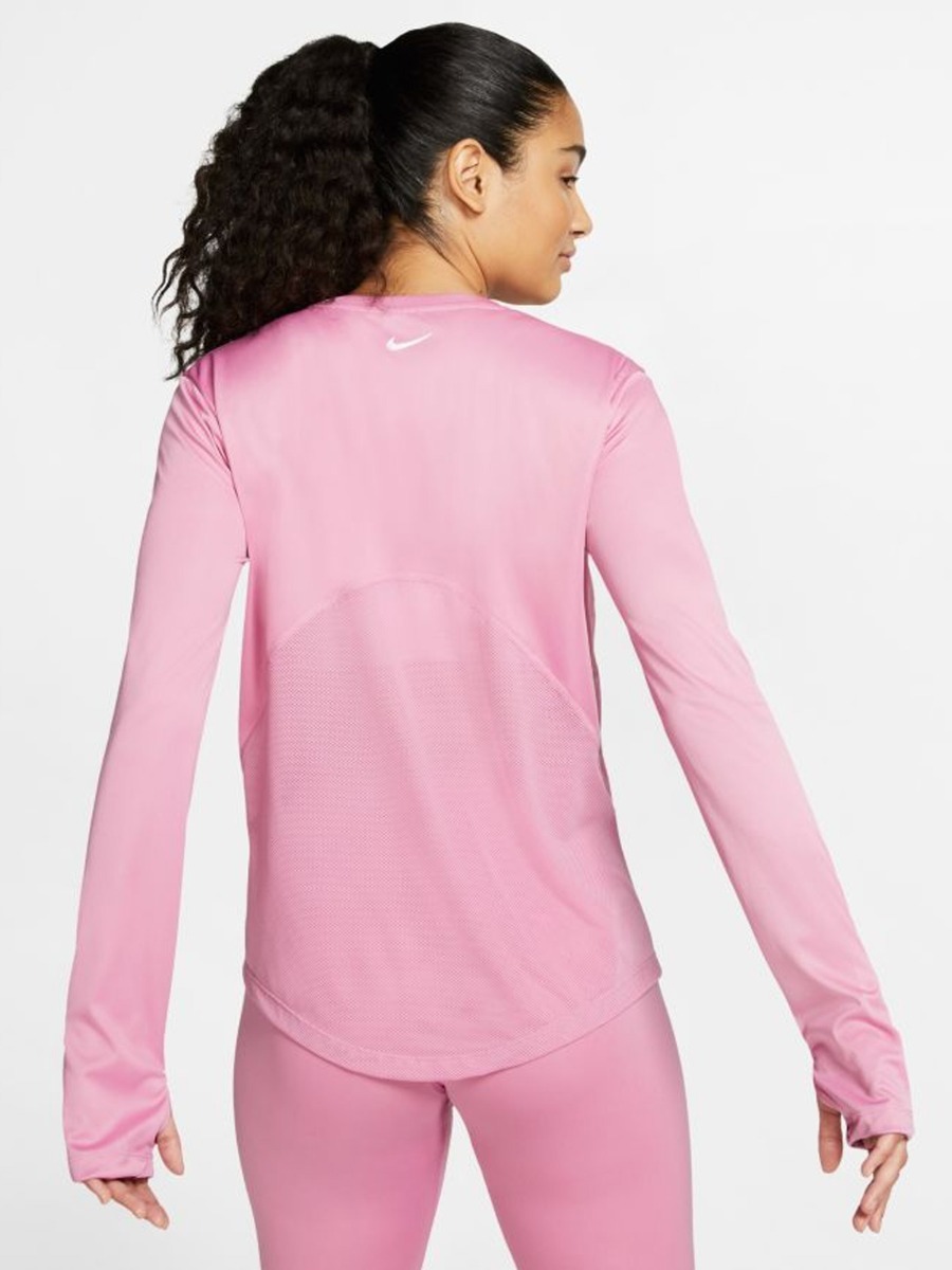 Nike Miler LS Magic Flamingo/ Reflective Silver