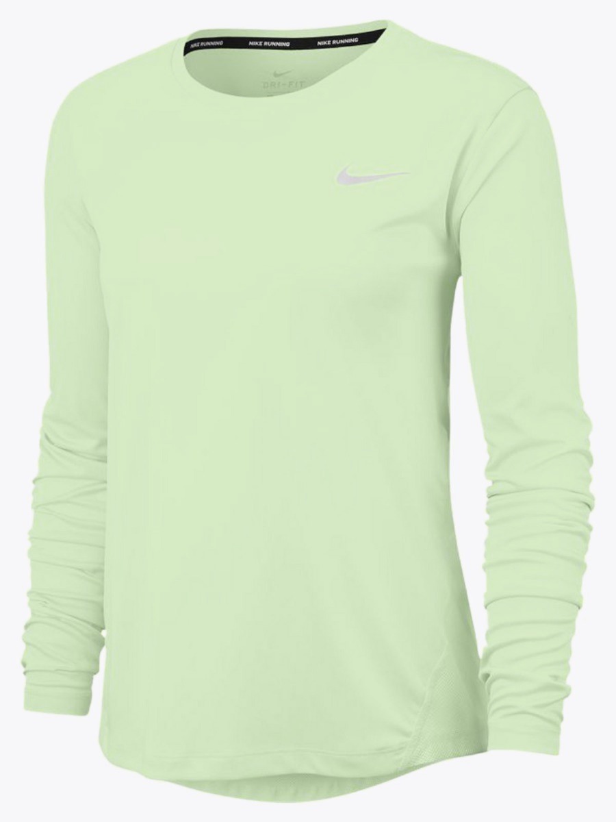 Nike Miler LS Barely Volt/ Reflective Silver