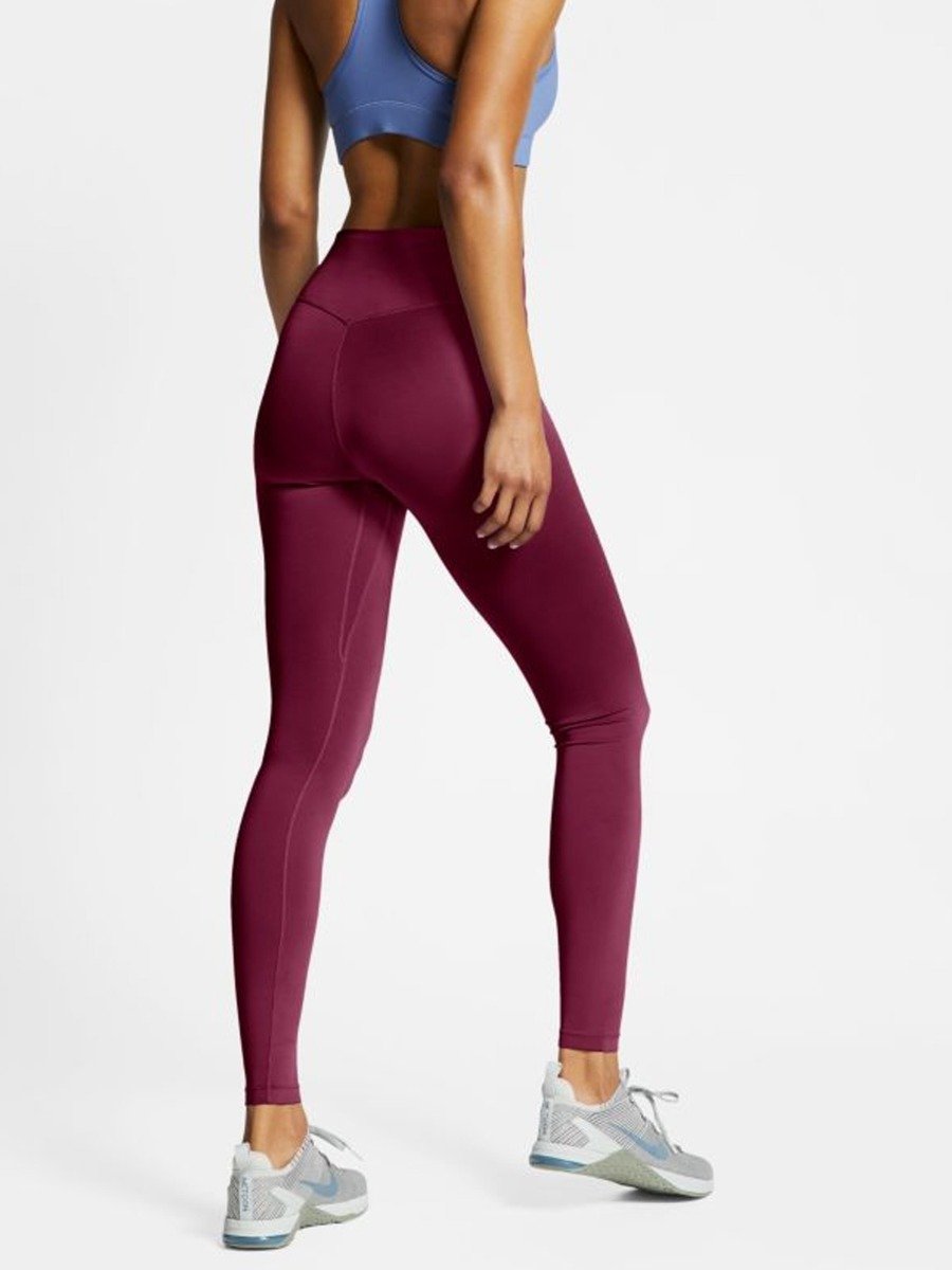Nike One Tights Dark Beetroot/ White