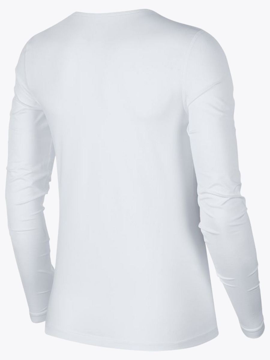 Nike Pro LS White/ Black