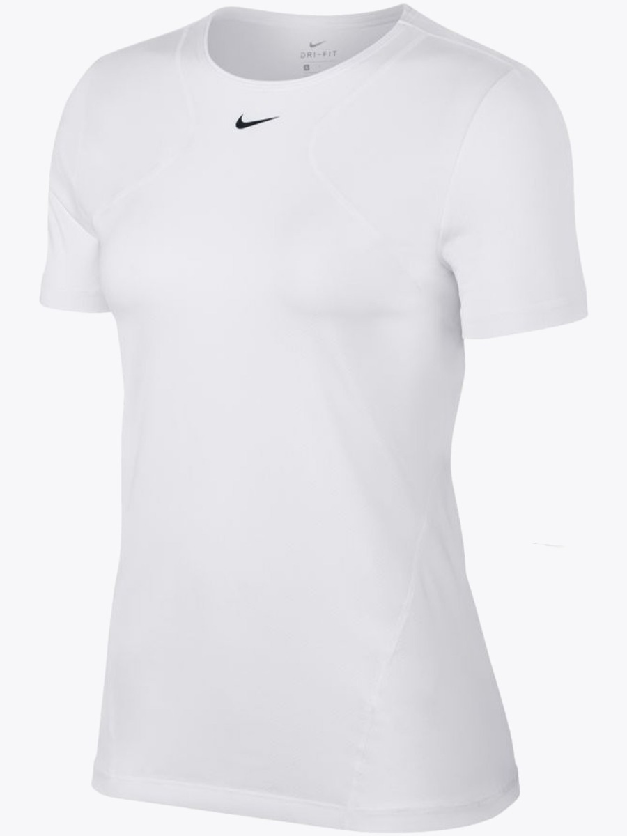 Nike Pro 365 Top Short Sleeve Essential White/ Black