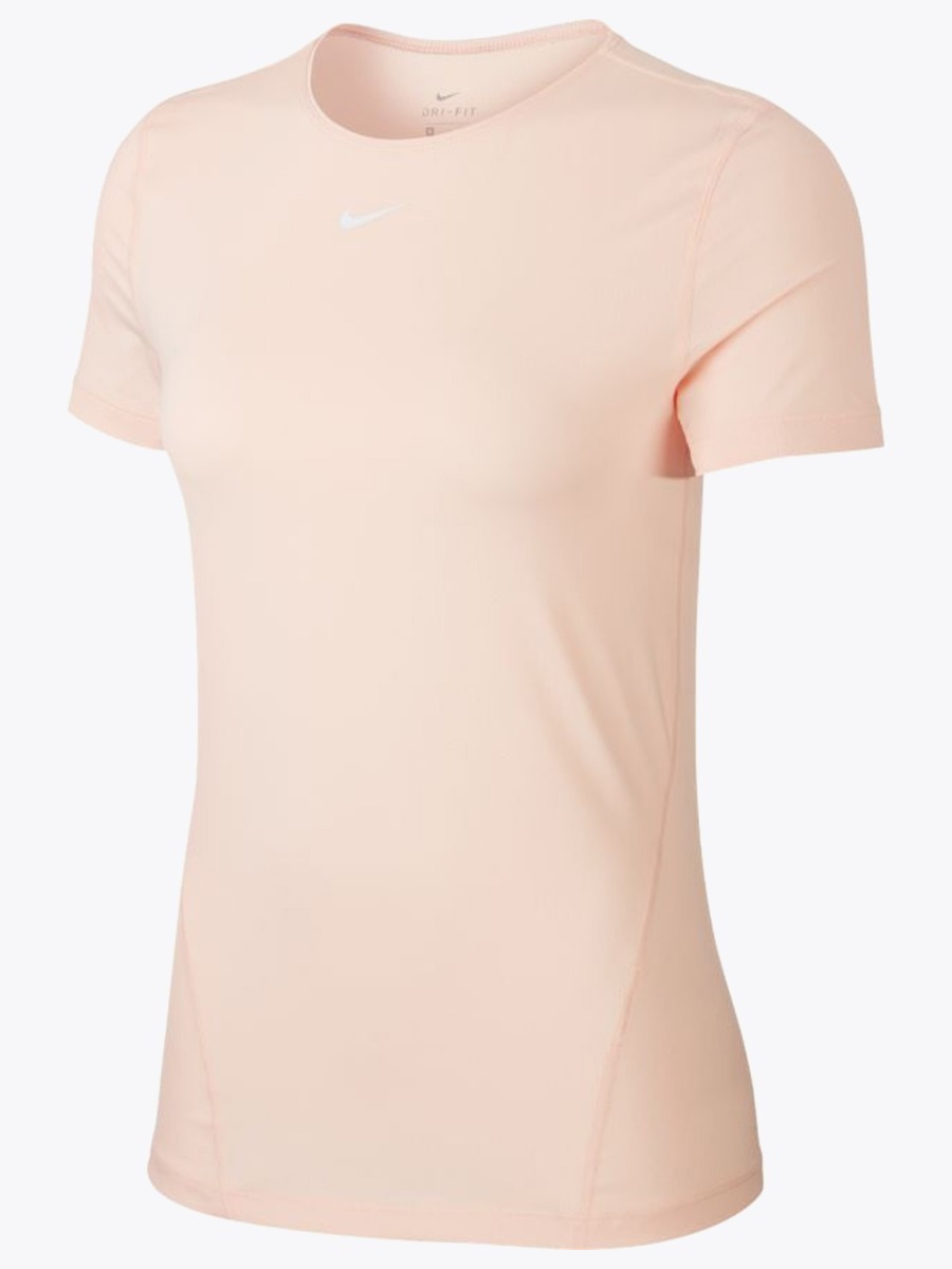 Nike Pro 365 Top Short Sleeve Essential Washed Coral/ White