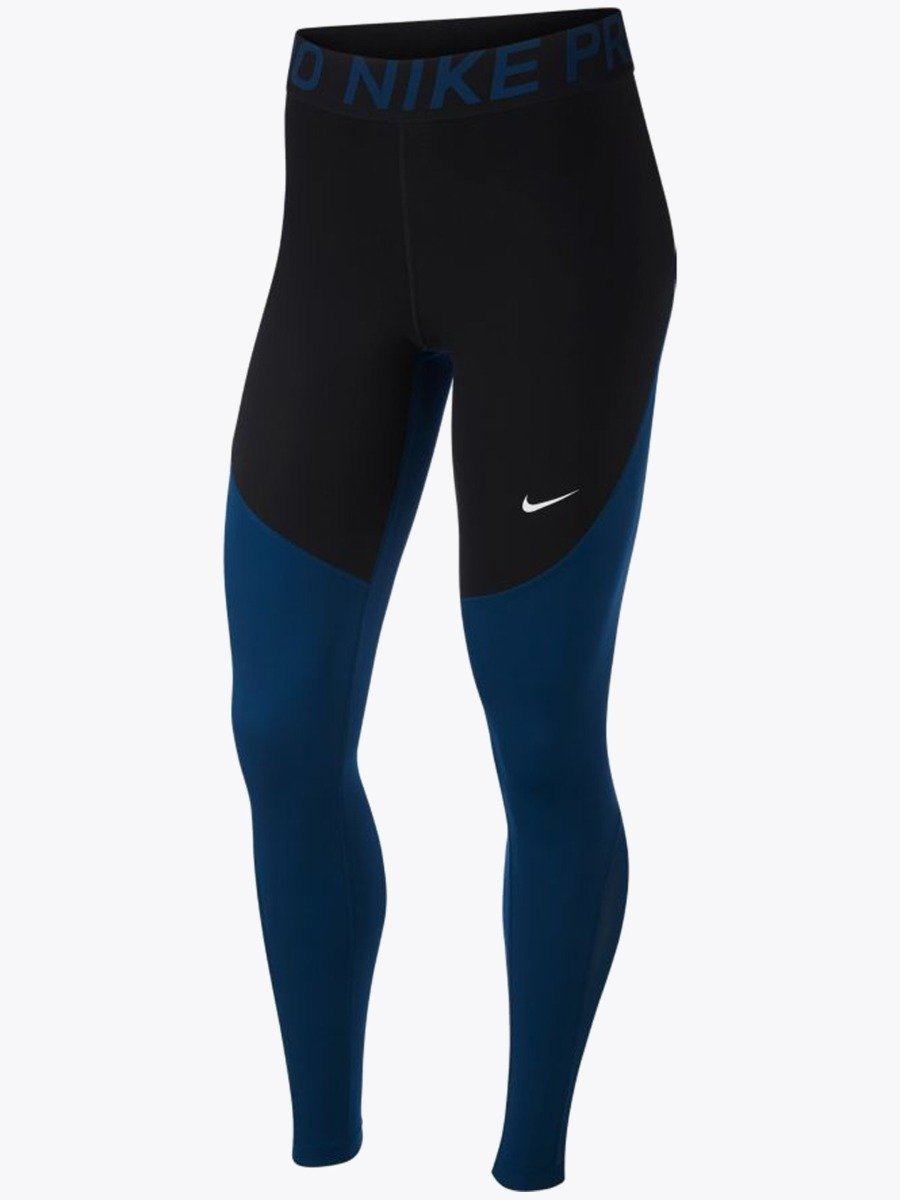 Nike Pro Tights Black/ Valerian Blue