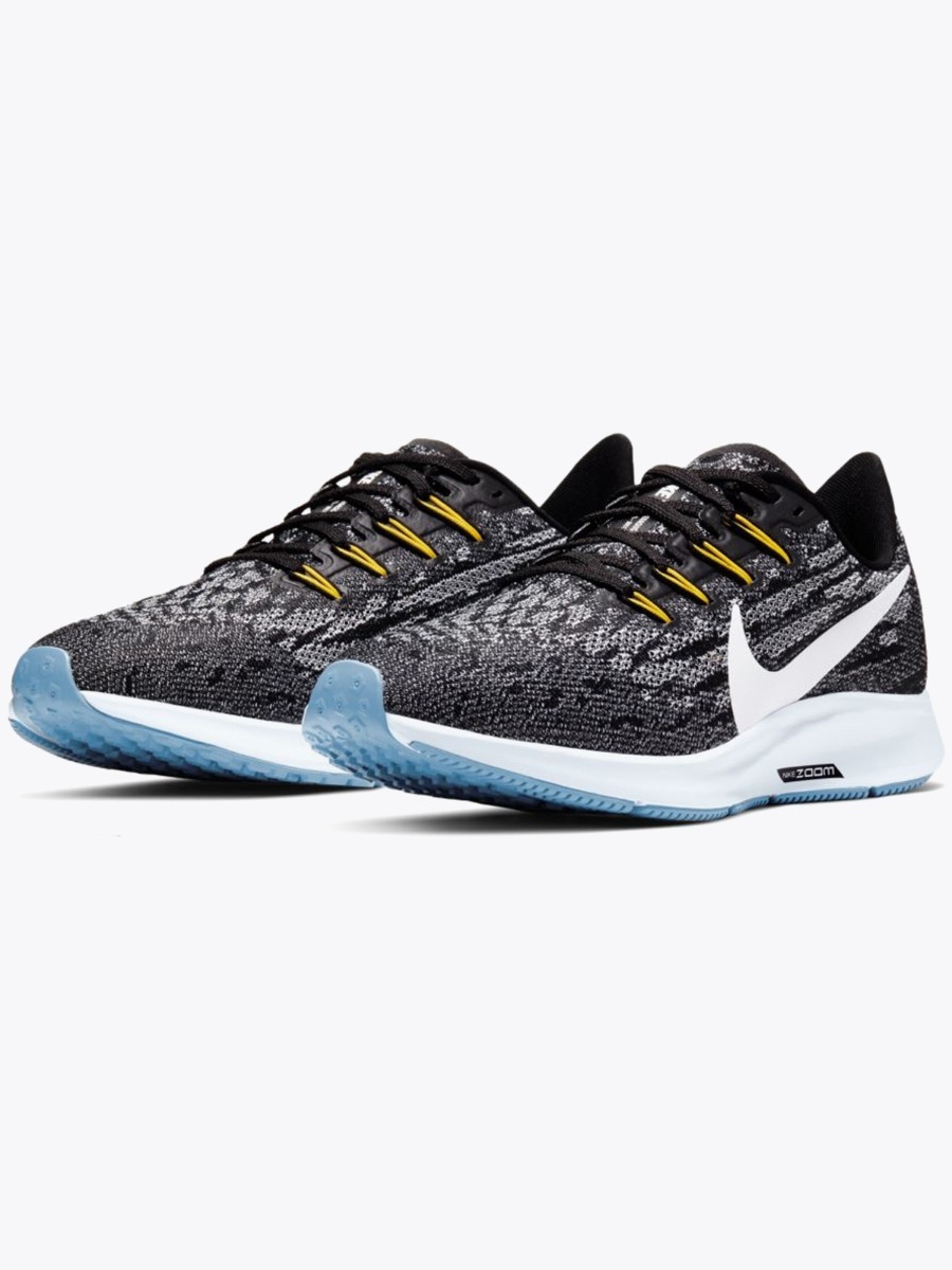 Nike Air Zoom Pegasus 36 Black/ White-half blue-light blue