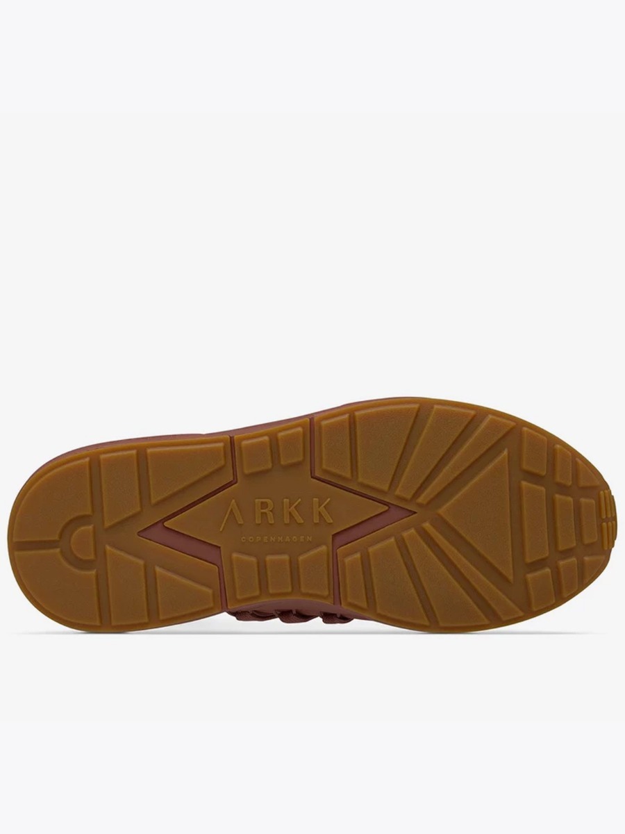 ARKK Raven Nubuck Reddish Brown Gum