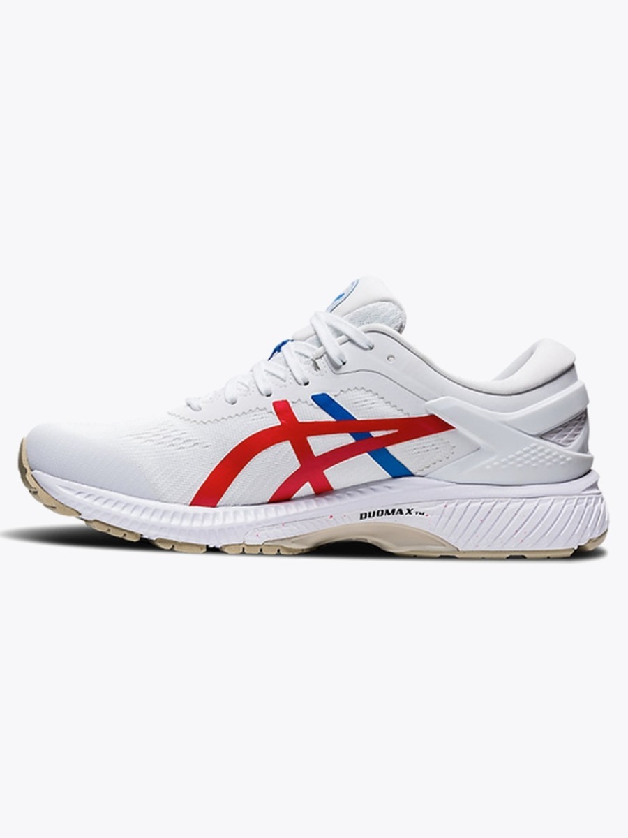 ASICS Gel-Kayano 26 White/Classic Red