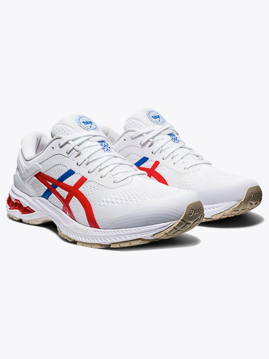 ASICS Gel-Kayano 26 White/Classic Red