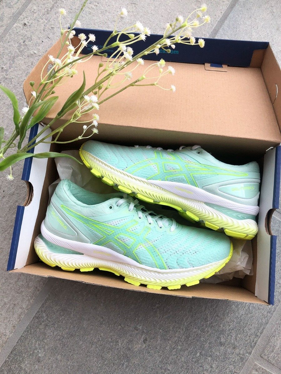 ASICS Gel-Nimbus 22 Mint Tint/ Safety Yellow