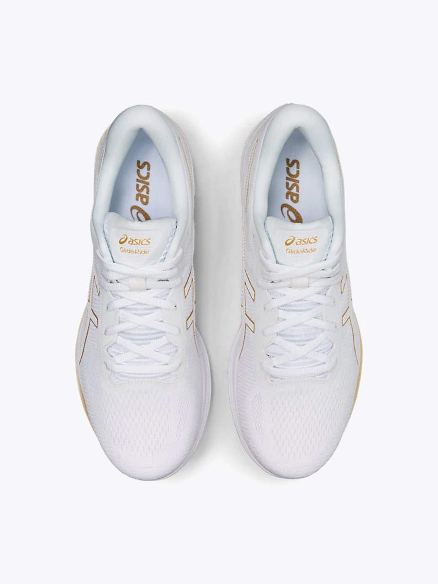ASICS GlideRide White / Pure Gold