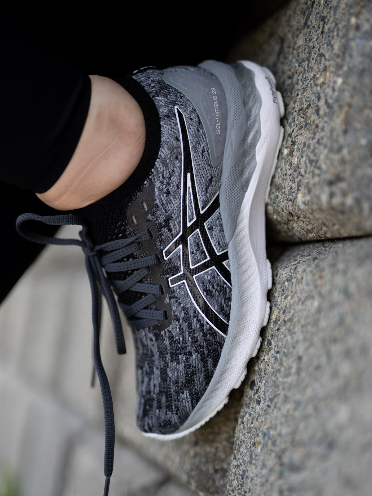 ASICS Gel-Nimbus 23 Knit Sheet Rock/Black
