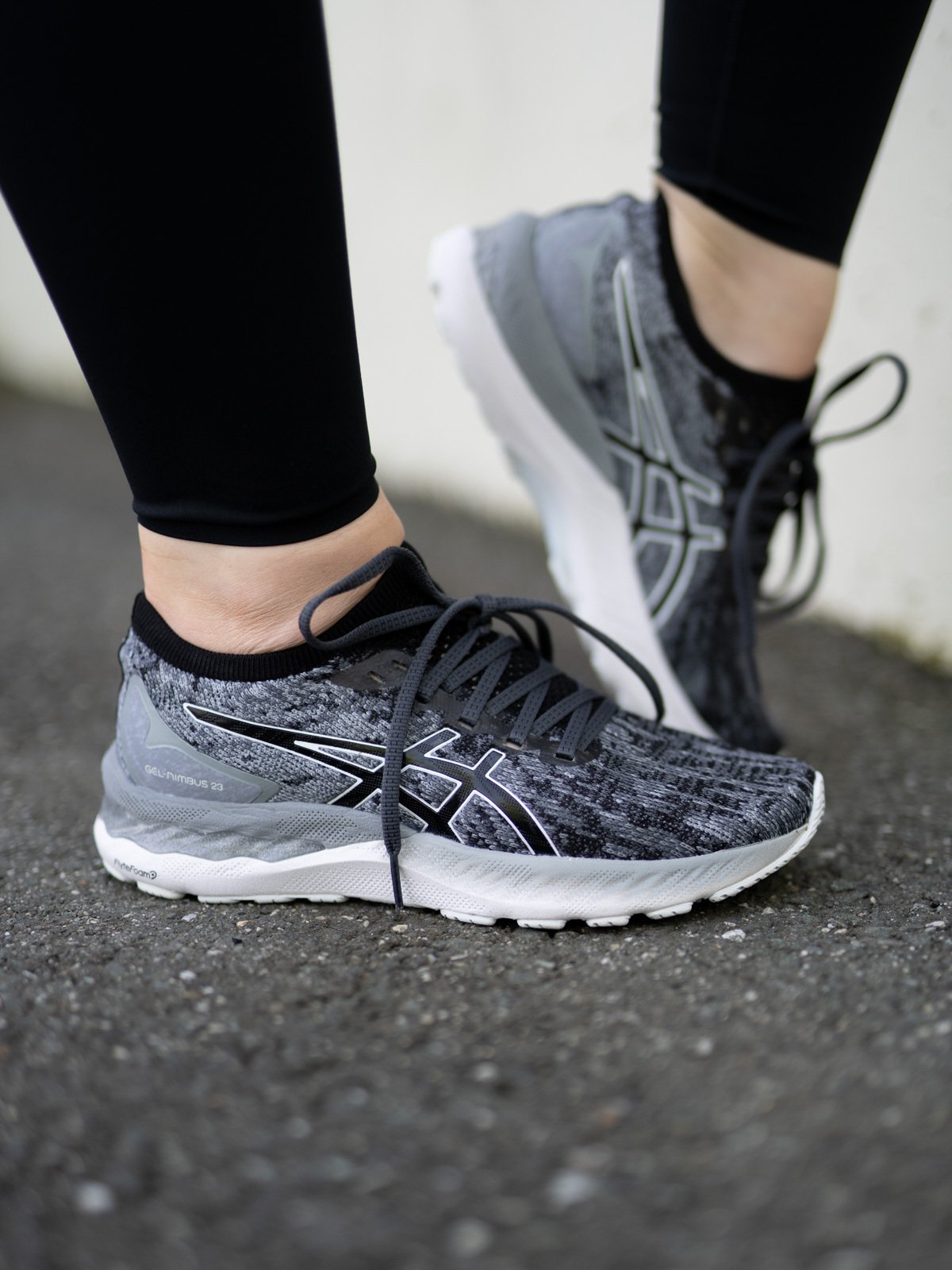 ASICS Gel-Nimbus 23 Knit Sheet Rock/Black
