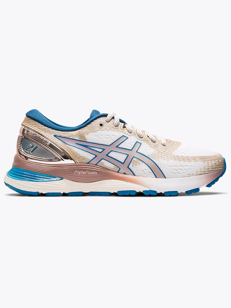 ASICS Gel-Nimbus 21 White/ Violet Blush