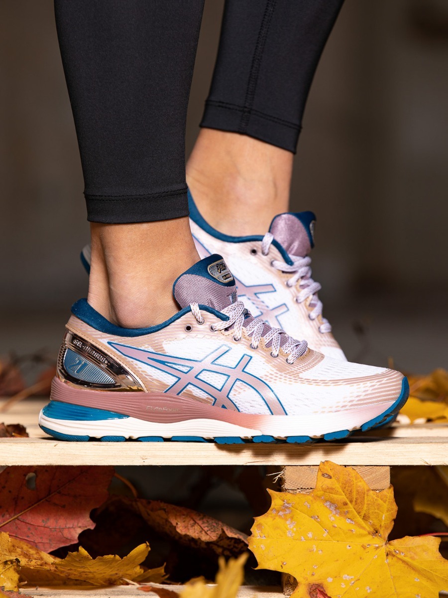 ASICS Gel-Nimbus 21 White/ Violet Blush
