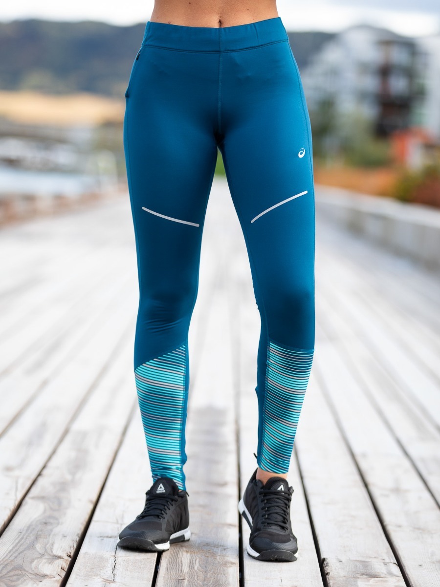ASICS Lite Show 2 Winter Tights Mako blue