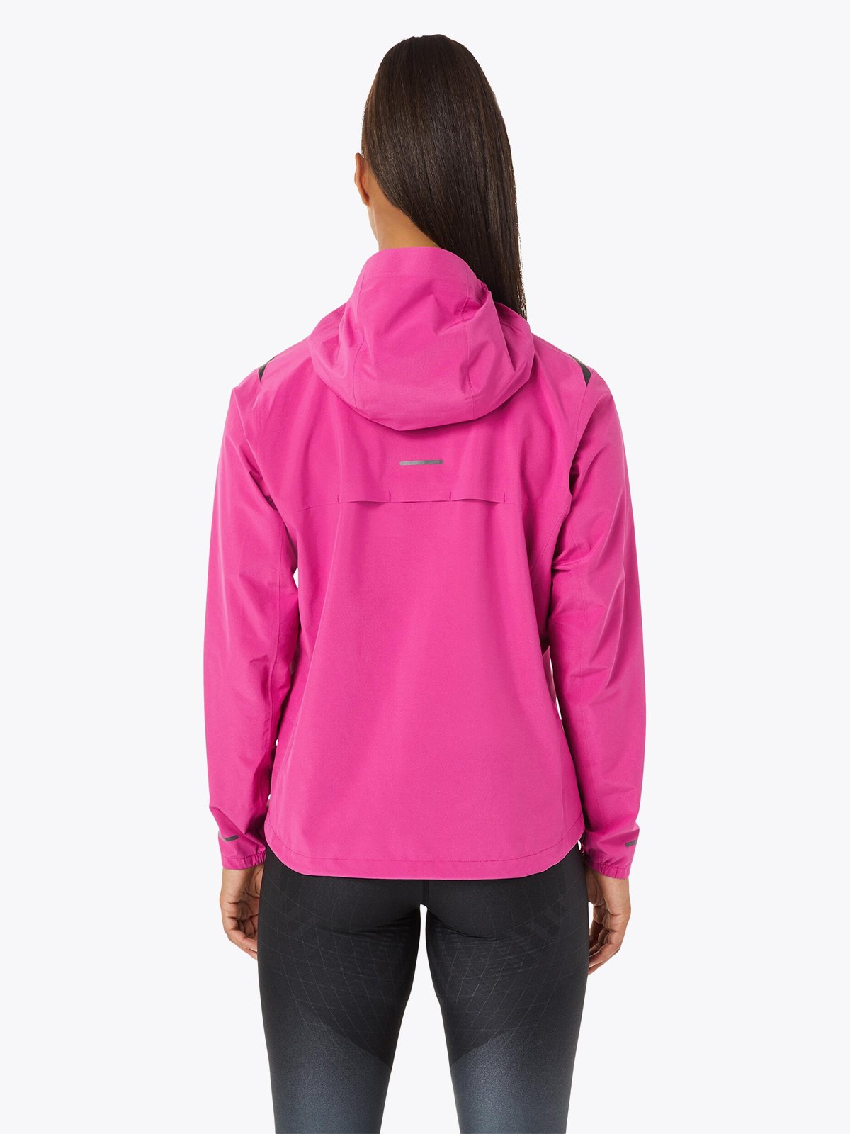 ASICS Accelerate Waterproof Jacket Fuschia Red