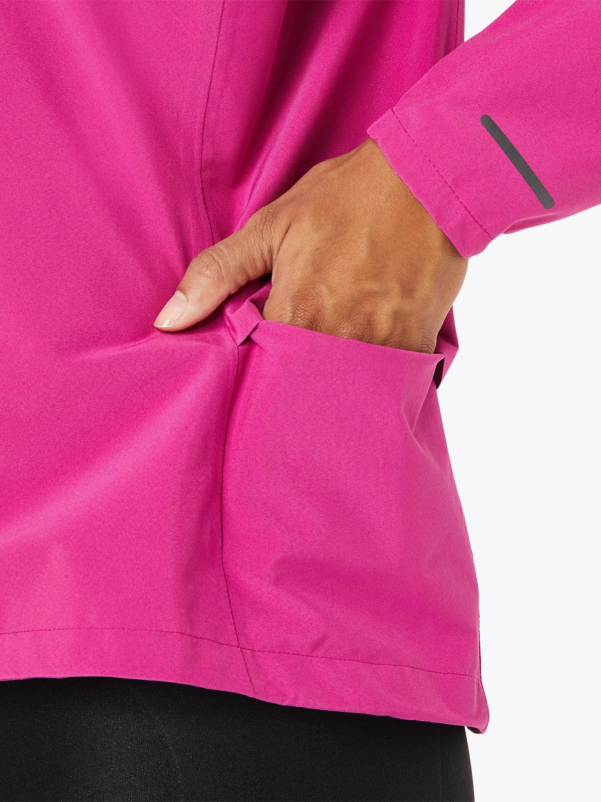ASICS Accelerate Waterproof Jacket Fuschia Red