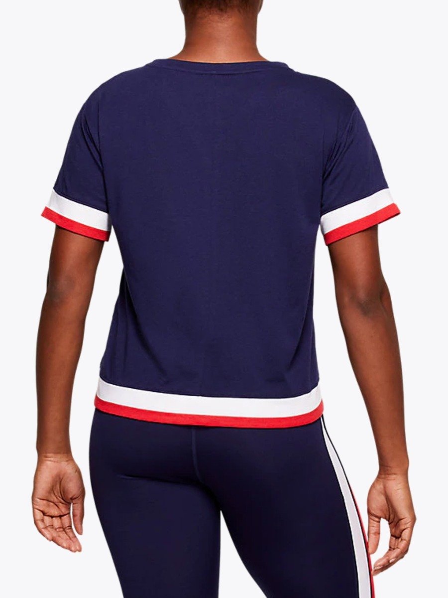 ASICS Tokyo ss train top Peacoat / Brilliant White