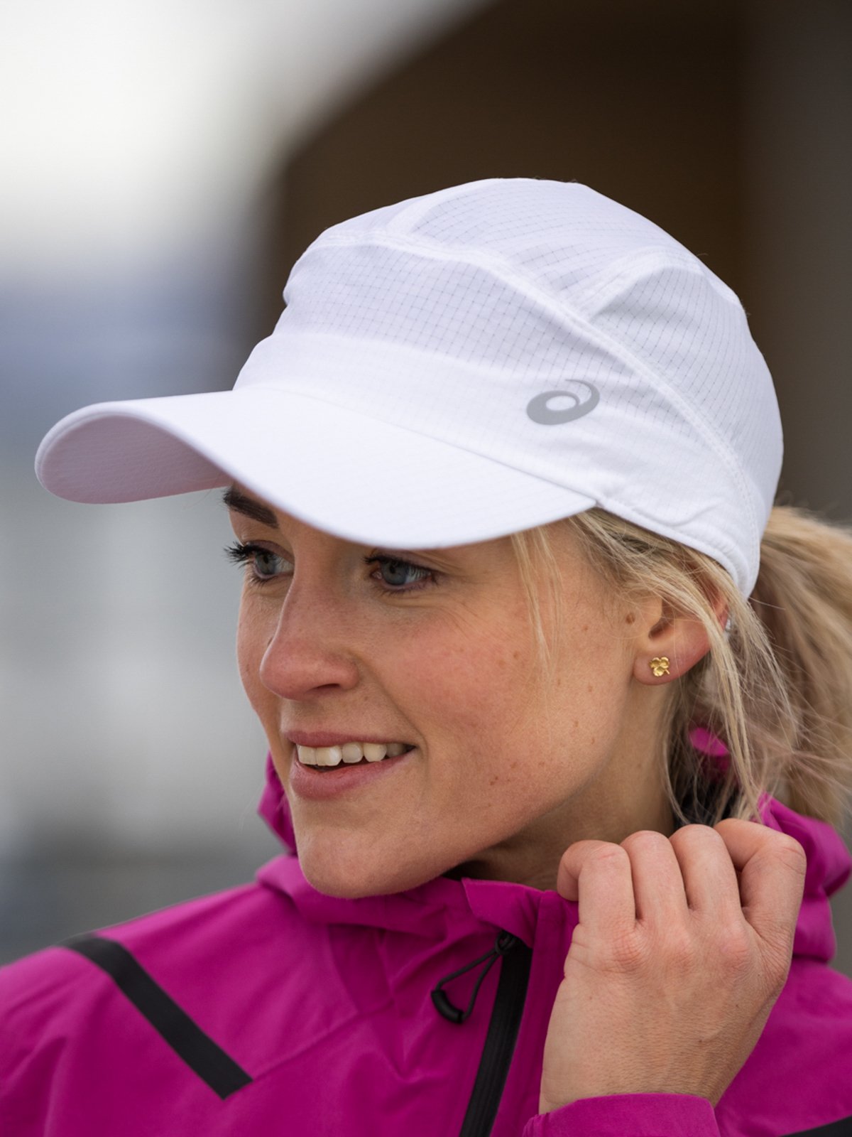 ASICS Lightweight Running Cap Brilliant White