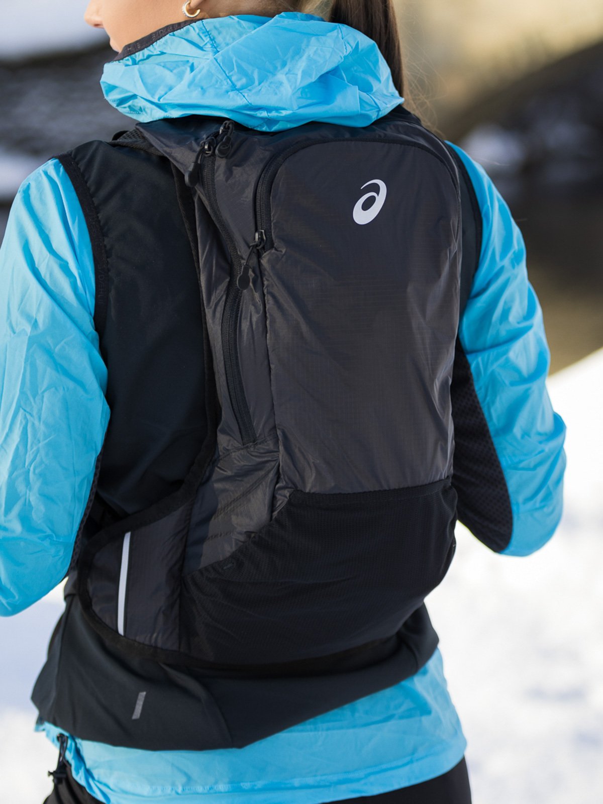 ASICS Lightweight Running Backpack Performance Black