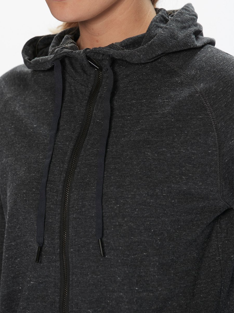 Athlecia Chestine Melange Sweat Hoody Dark Grey Melange