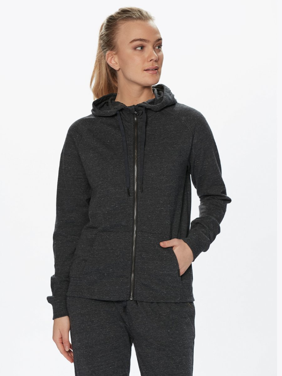 Athlecia Chestine Melange Sweat Hoody Dark Grey Melange