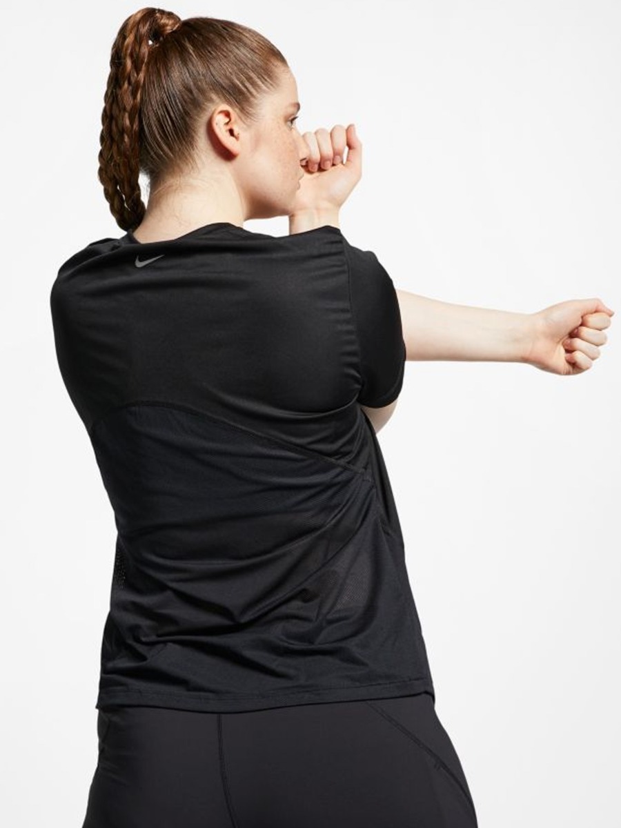 Nike Miler Top SS Black