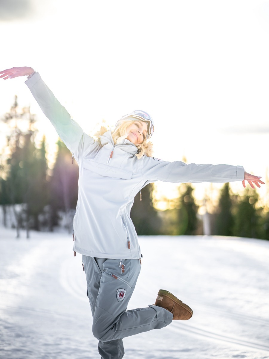 Twentyfour Finse 2-lags Anorakk Perleblå