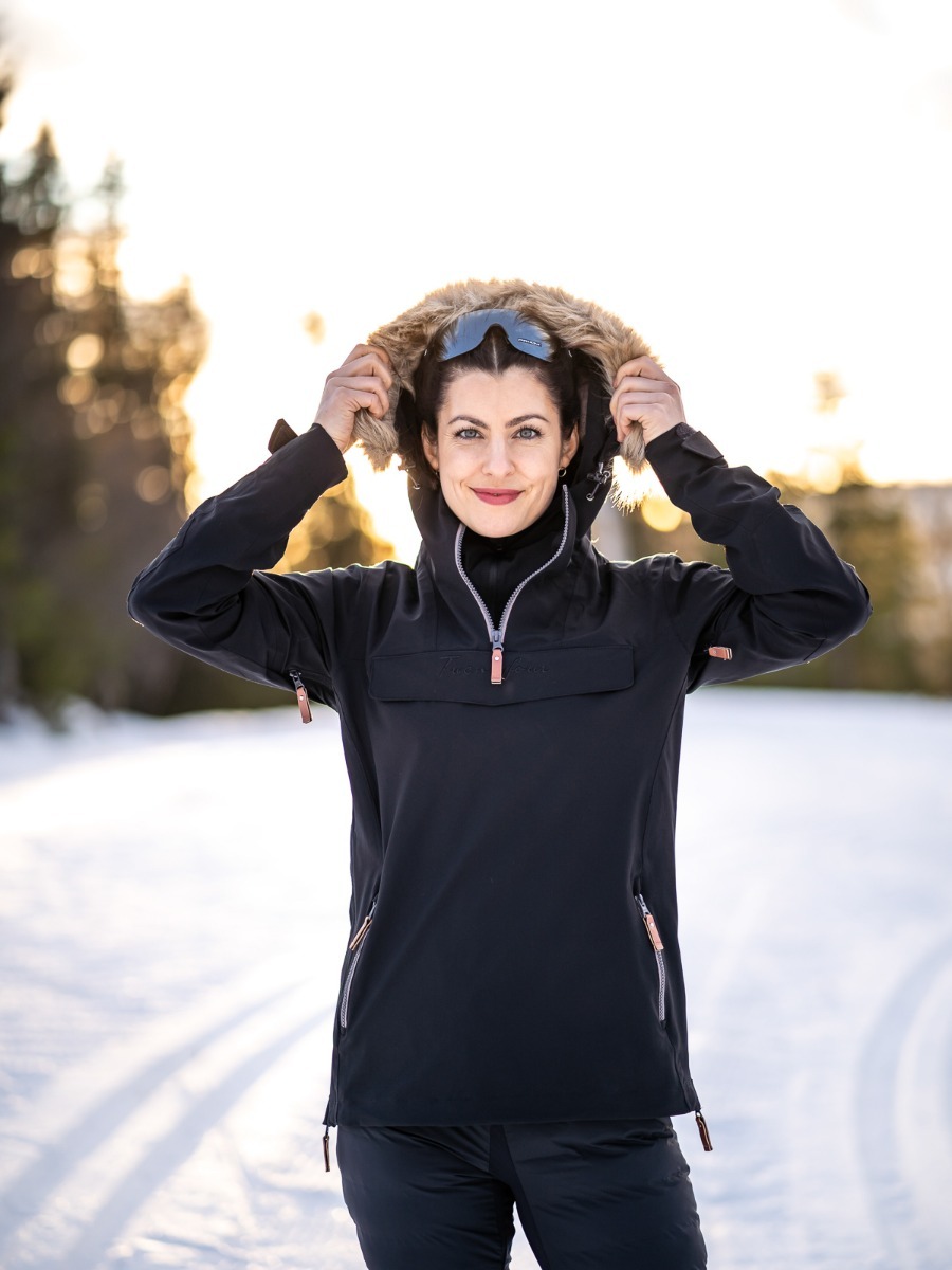 Twentyfour Finse 2-lags Anorakk Skyggesort