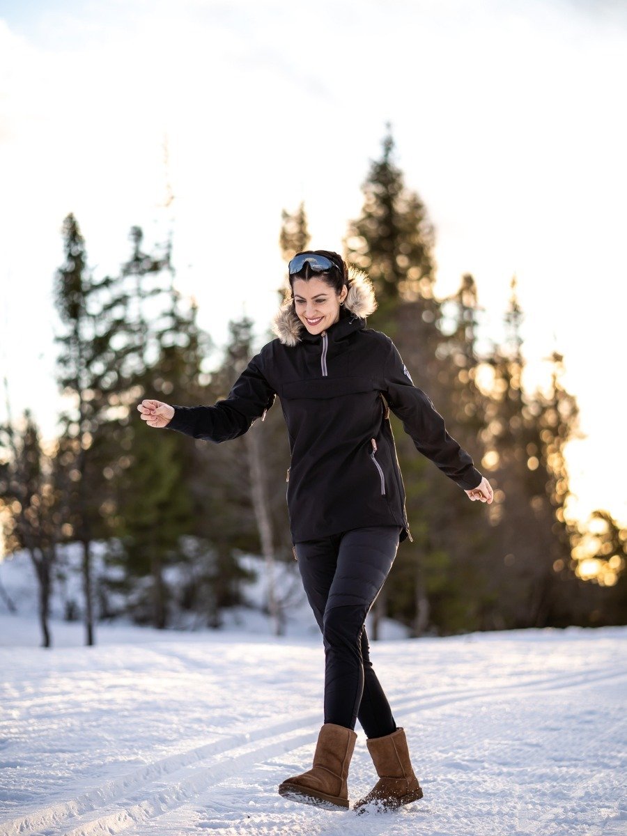 Twentyfour Finse 2-lags Anorakk Skyggesort