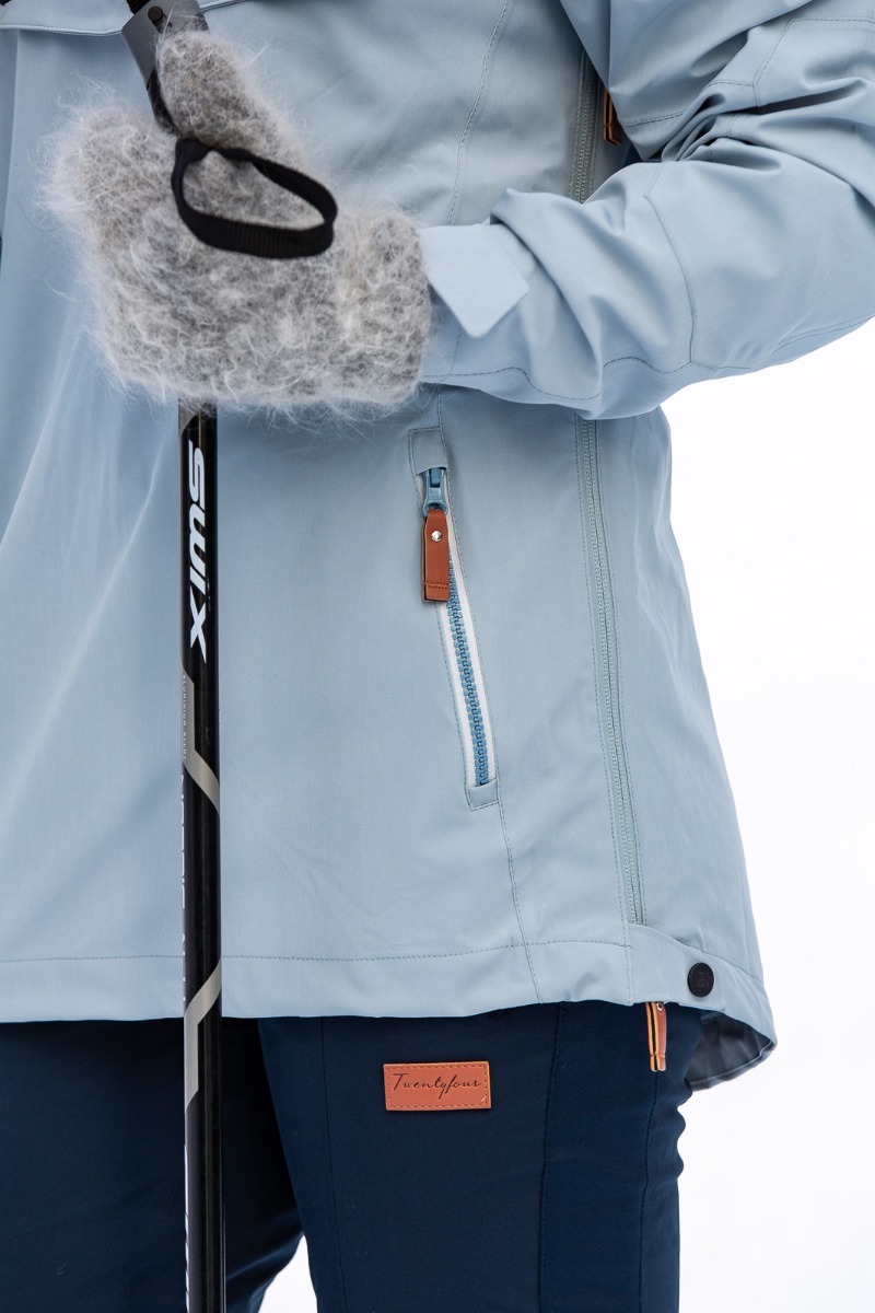 Twentyfour Finse 2-lags Anorakk Perleblå