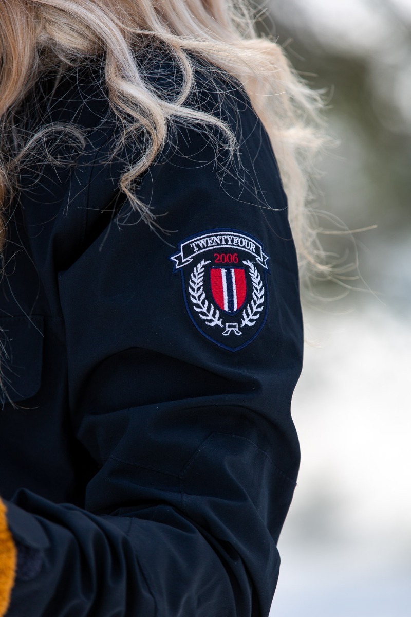 Twentyfour Finse 2-lags Anorakk Skyggesort