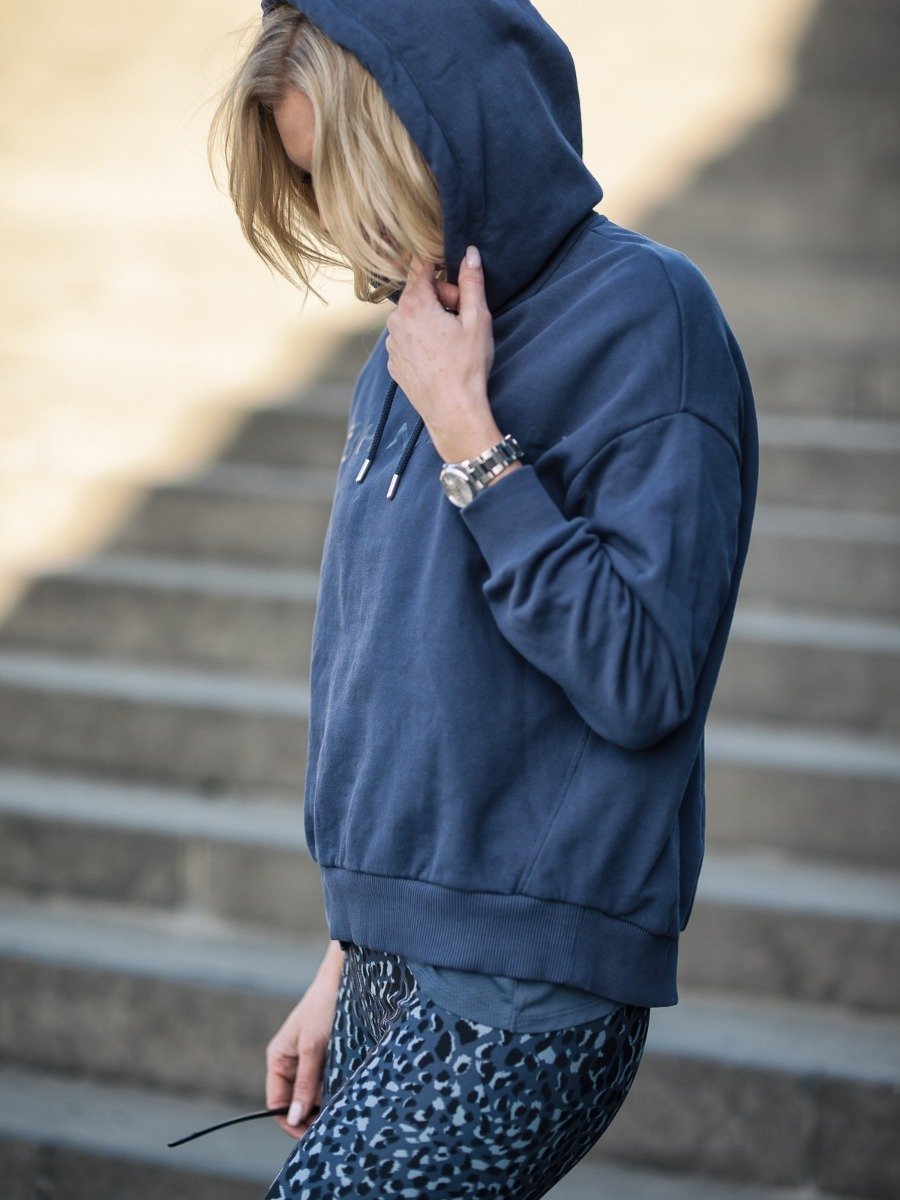 Röhnisch Comfy Sweat Hoodie Dusty Blue