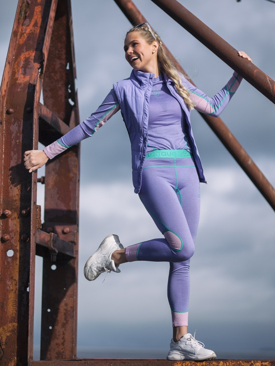 Johaug Lithe Tech-Wool Pant Purple