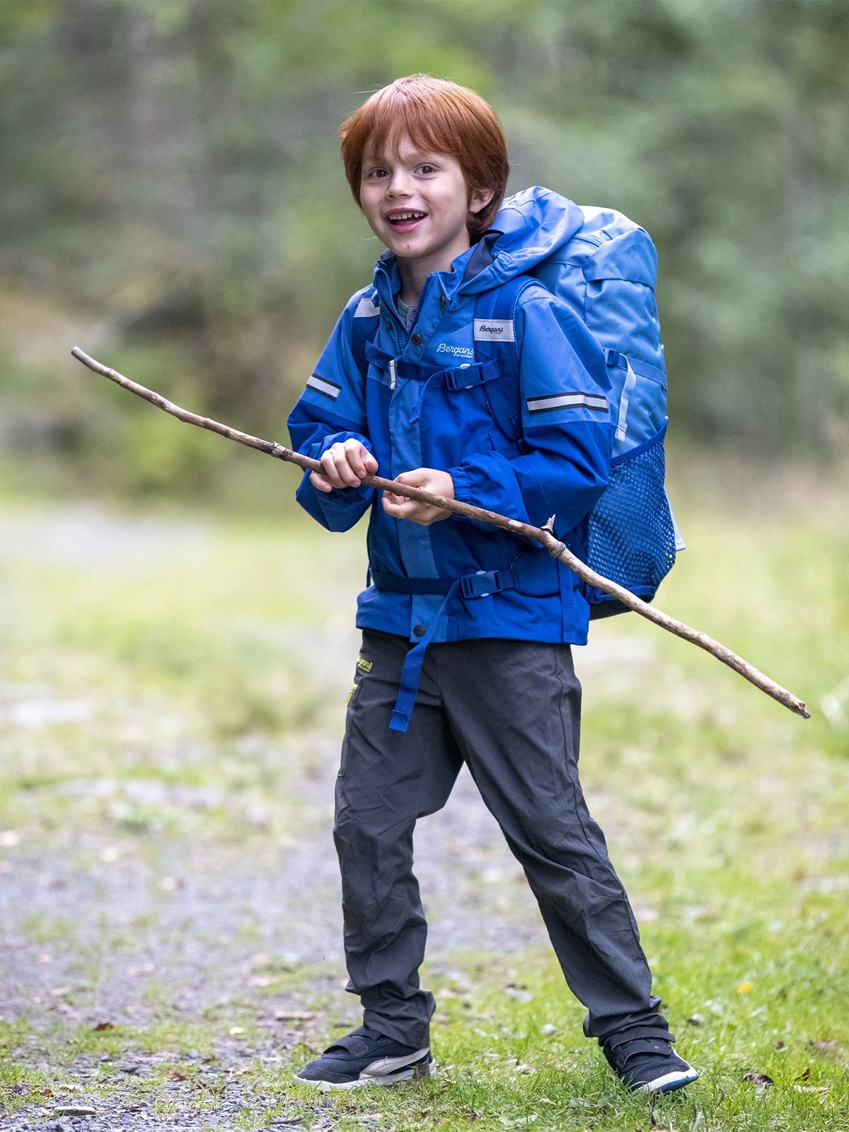 Bergans Lilletind Kids Jacket Dark Riviera Blue/Riviera Blue Melange