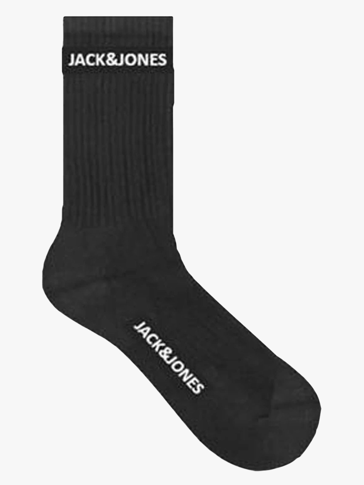 Jack and Jones Junior Basic Logo Tennissock 5 Pack Junior Black
