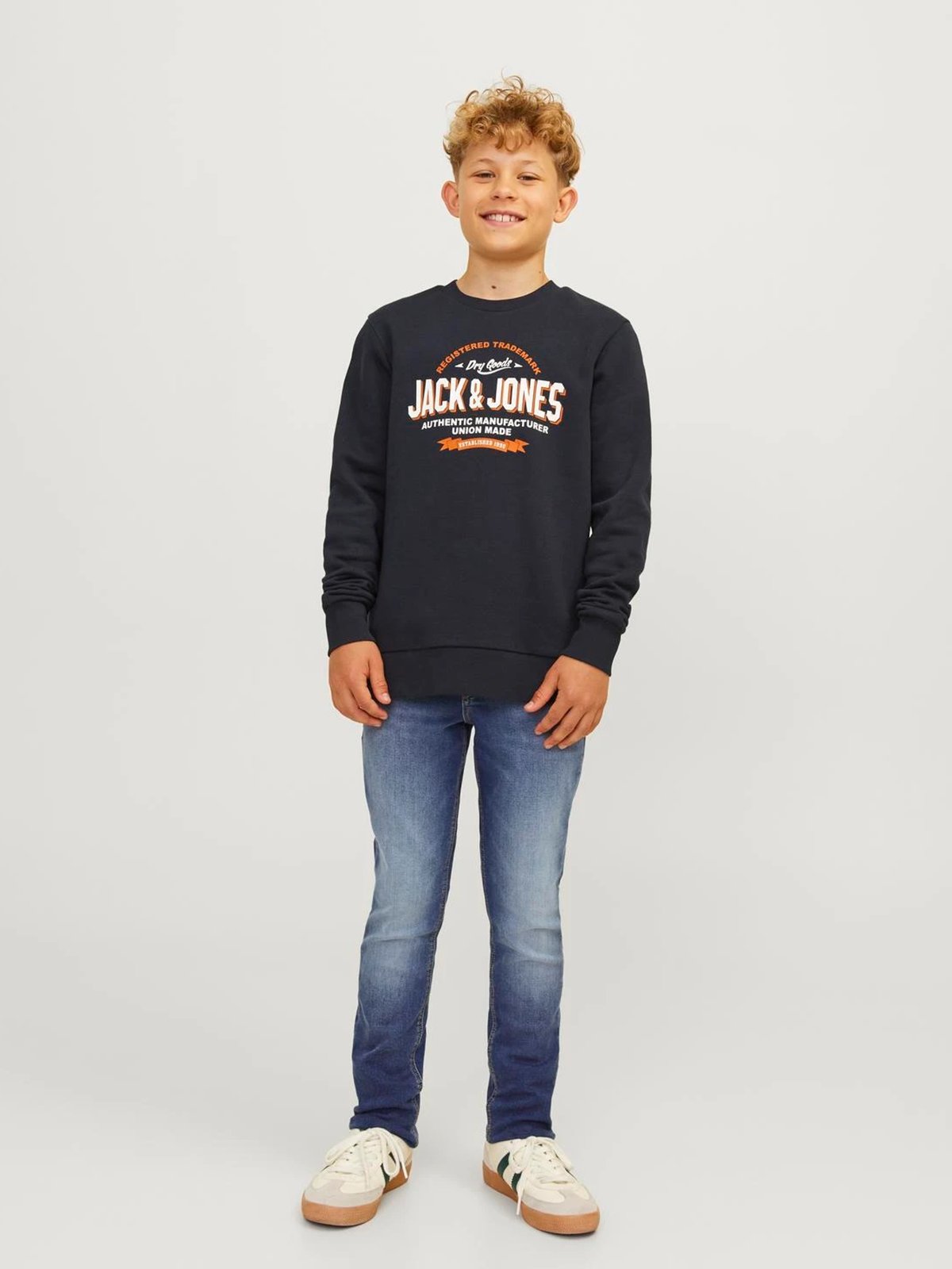 Jack and Jones Junior Glenn Original Junior Blue Denim