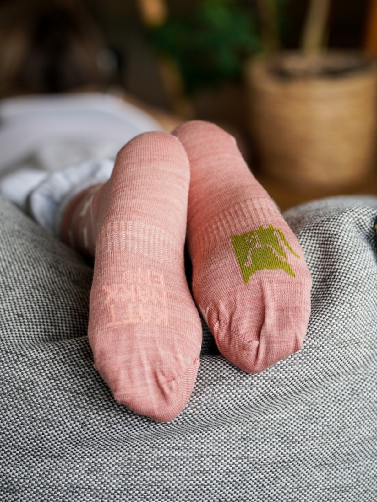 Kattnakken Ullsokk 3-pakk med mønster Barn Kjærleik