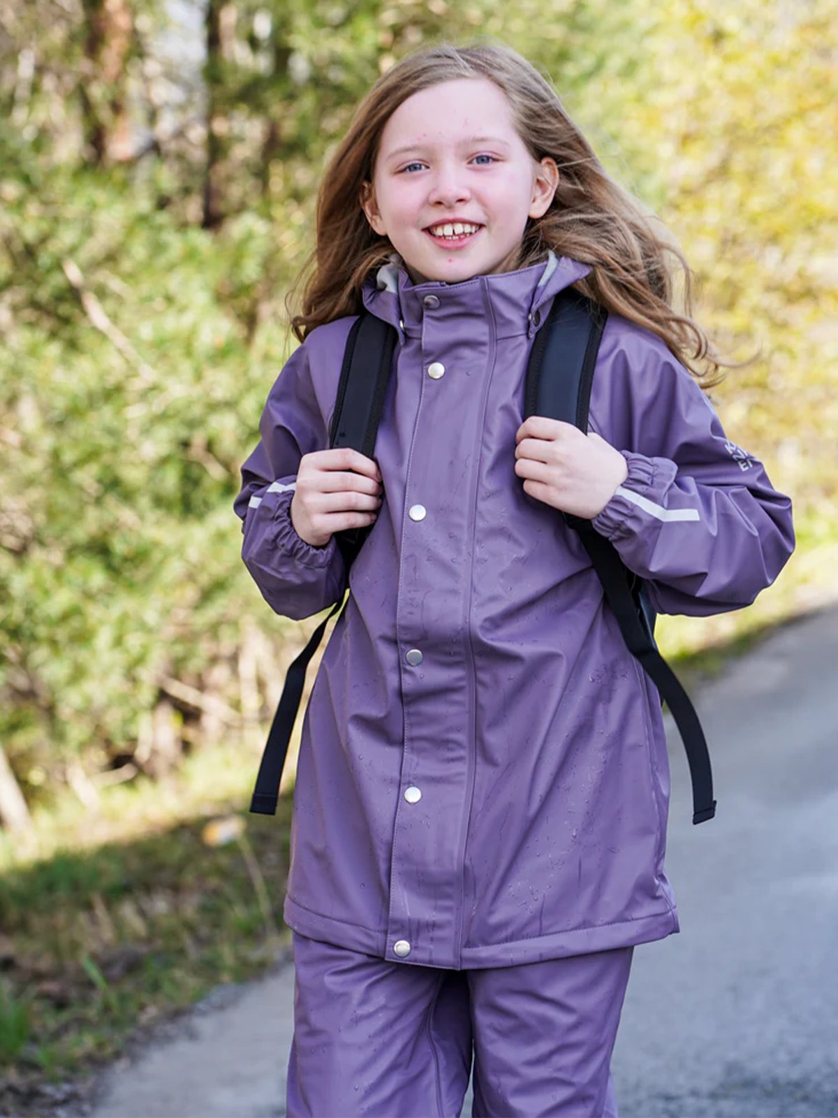 Kattnakken Regnsett Junior Blåbærmelk