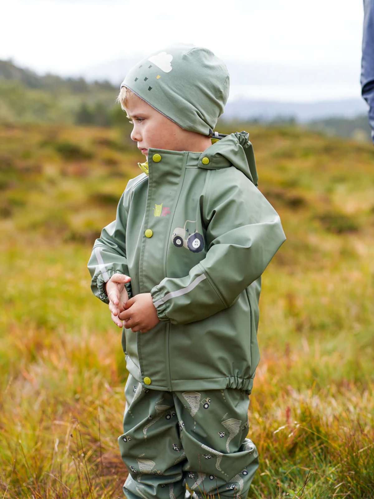 Kattnakken Plask Regnsett Vêret Frostgrønn